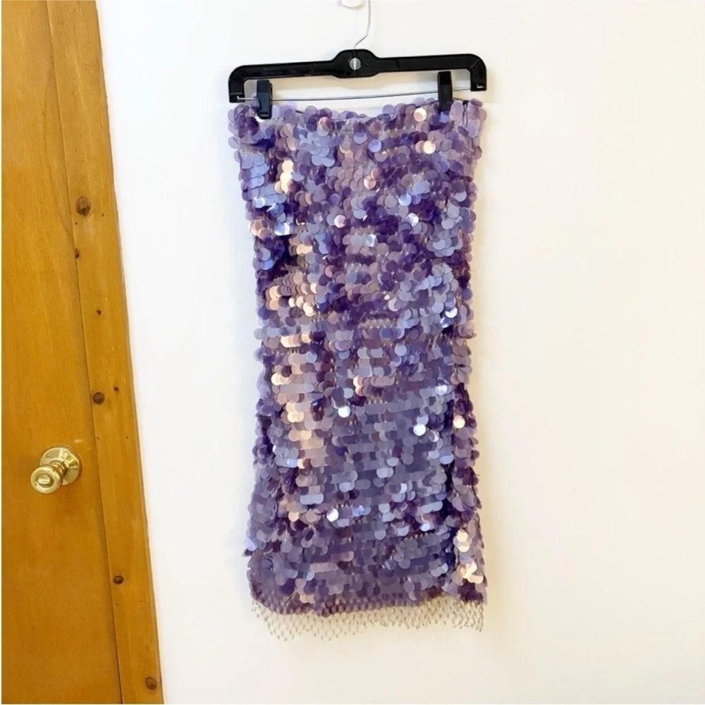 Tory Burch Sequin Shell Skirt